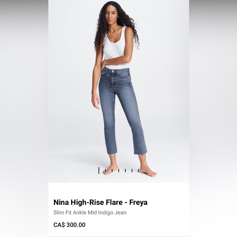 ✨NWT✨ Rag & Bone High Rise Ankle Flair Jeans